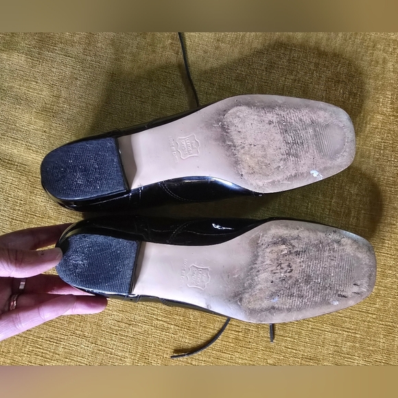 ROS HOMMERSON Womens 8.5 Leather Oxford Shoes Black - Picture 5 of 5